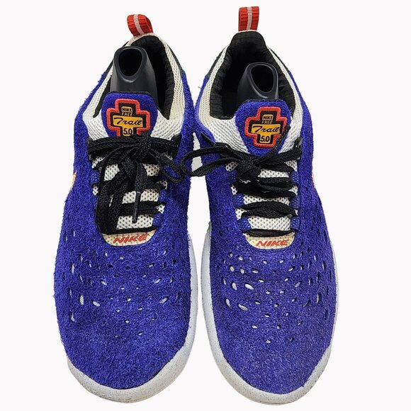 Nike Women’s Free Run Trail 5.0 Running Shoes Size 9.5 Concord Blue Taxi Sneaker - Picture 2 of 10